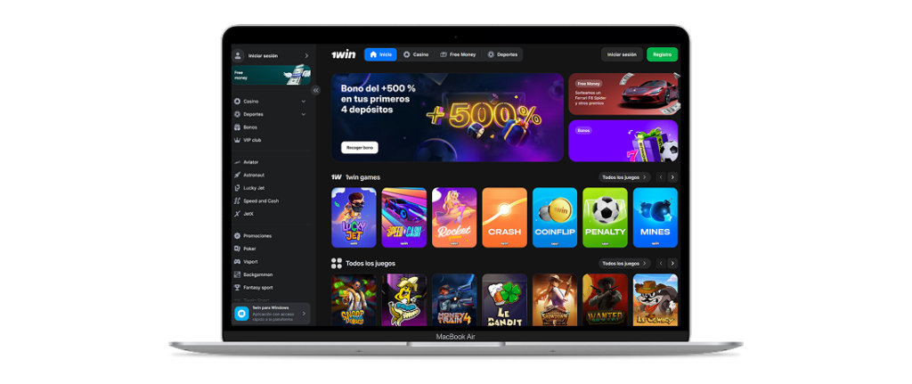 Casino y apuestas deportivas en línea en la plataforma 1Win LATAM